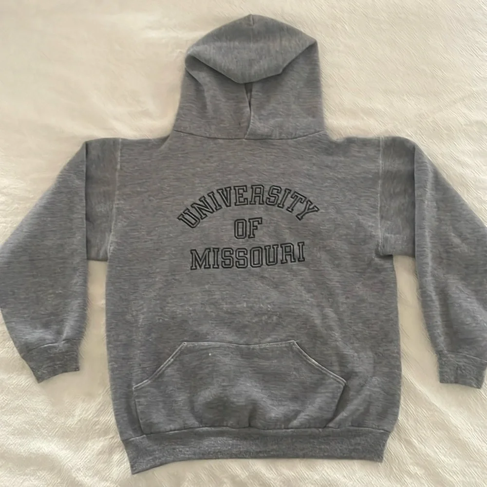 vintage 80s Russell Athletic University of Missouri hoodie - Picture 1 of 7